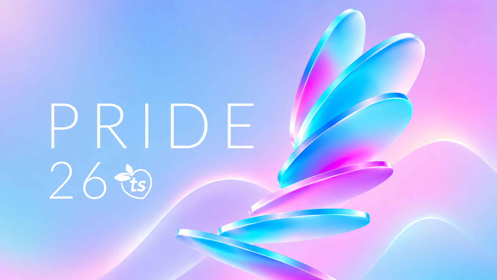 tsgabrielle® • Pride 26 • Water Bottle • White • Stainless Steel • 17 oz