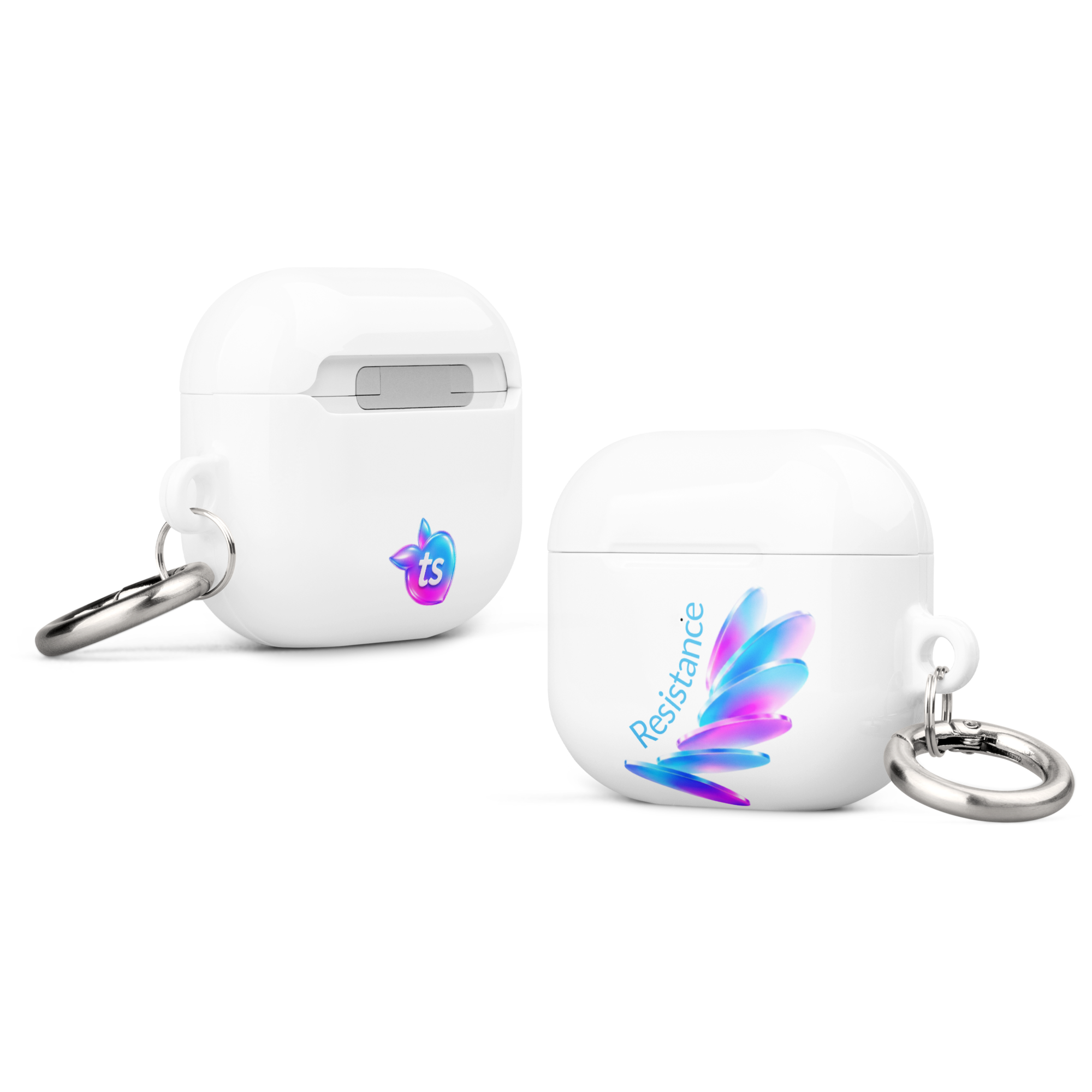 tsgabrielle® • Pride 26 • Case Compatible with AirPods® • White