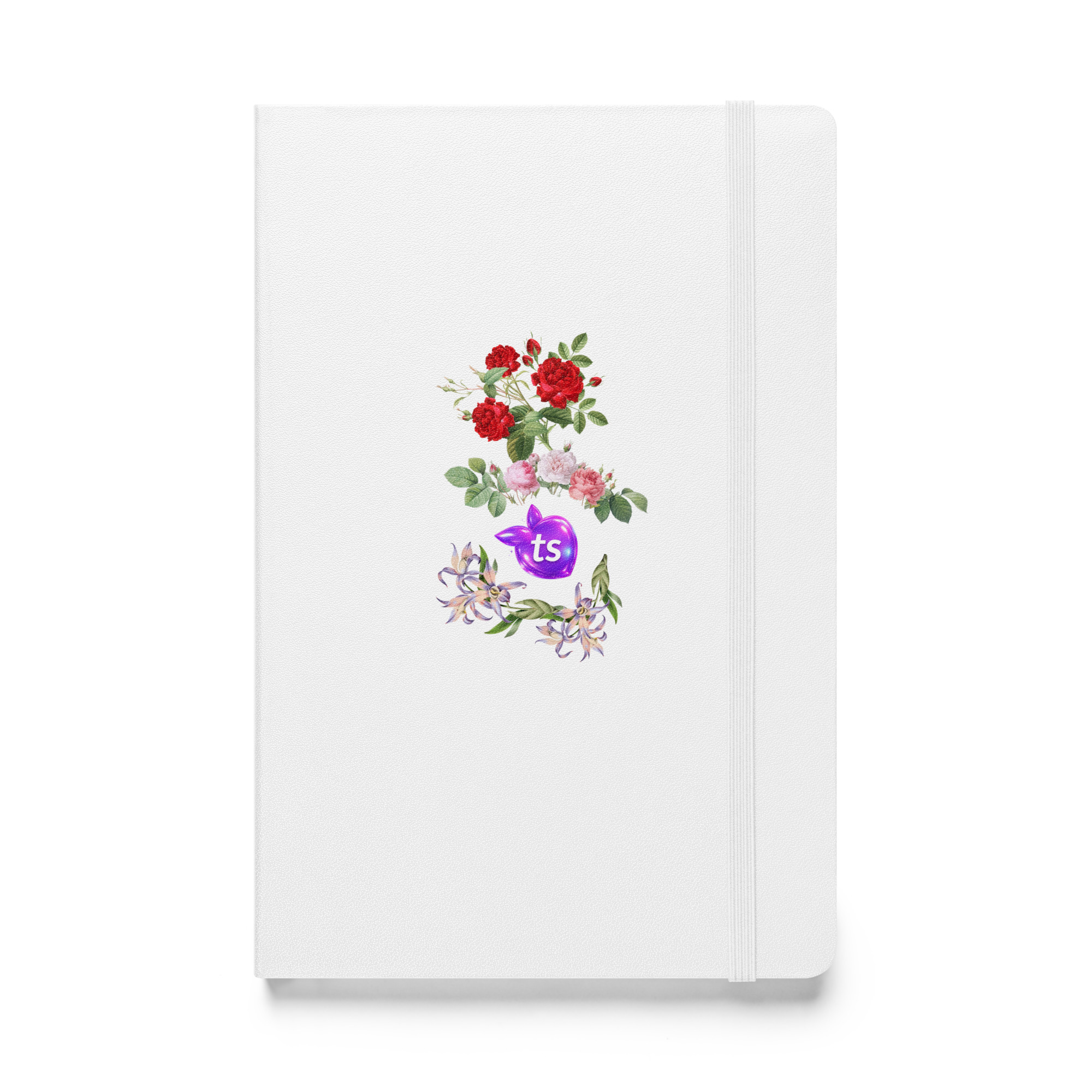 JournalBook® av tsgabrielle® • TransFLOWer • Innbundet notatbok • Hvit