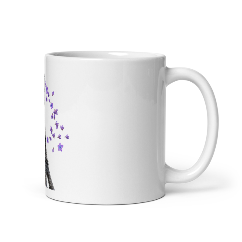 tsgabrielle® • Paris - La Tour Eiffel • Glossy Mug • White • Ceramic • 11 oz