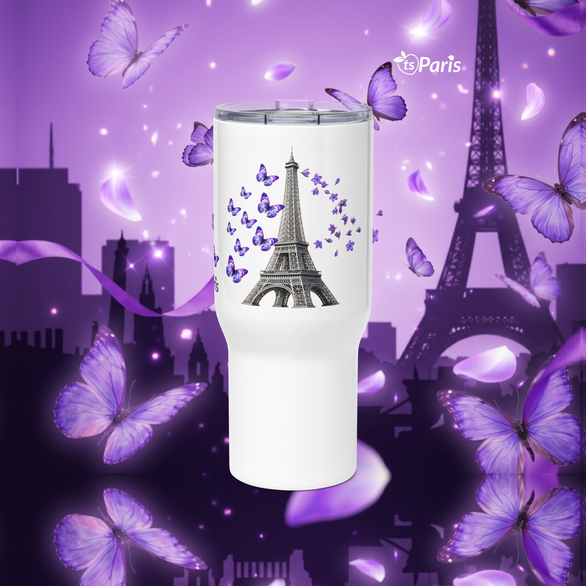 tsgabrielle® • Paris - La Tour Eiffel • Krus med håndtak • 2 størrelser - White - View 11