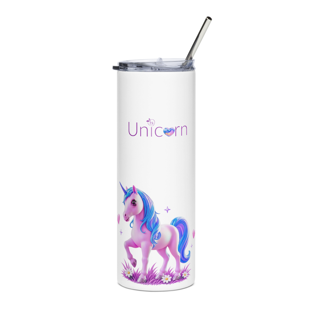 tsgabrielle® • Unicorn - Seraphina • Drikkebeger • Rustfritt stål • Hvit • 20 oz