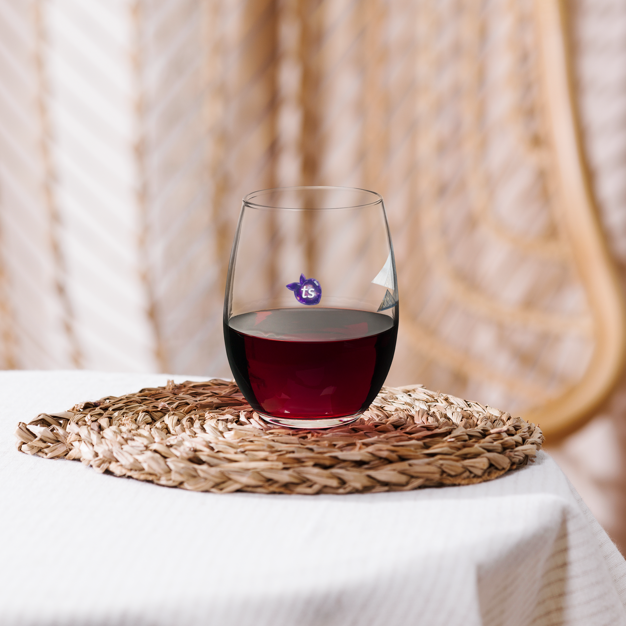 tsgabrielle® • Paris – The Louvre Pyramid • Stemless Wine Glass • 15 oz - View 10