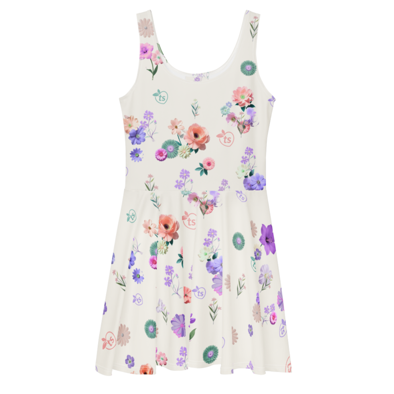 tsgabrielle® •For henne• TransFLOWer™ • Skaterkjole • Hvit - White - View 6