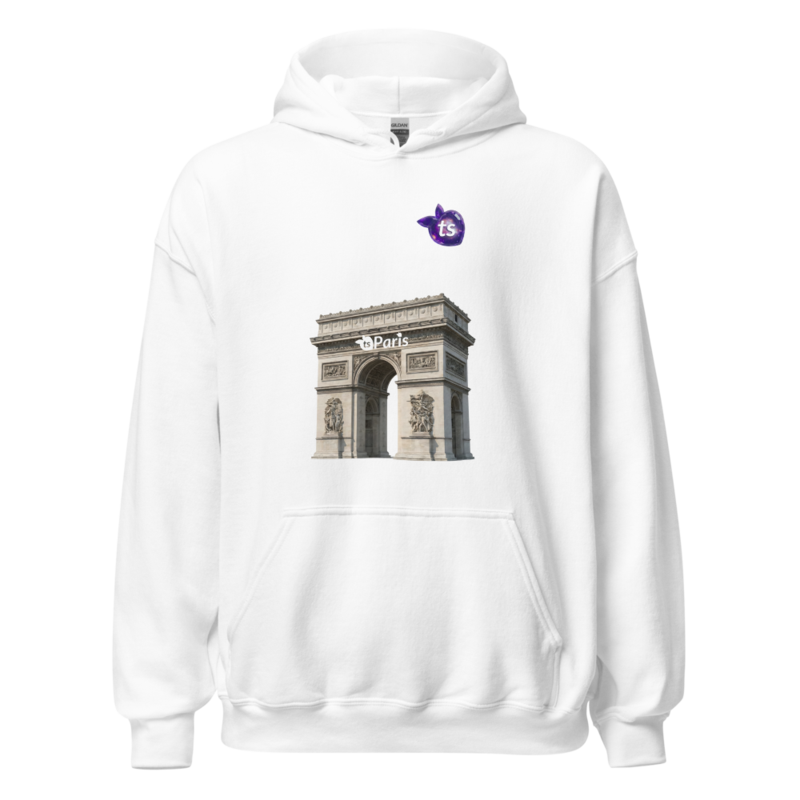tsgabrielle® •For ham• Paris - Triumfbuen • Hettegenser • Hvit