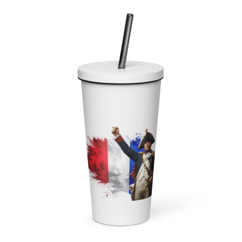 tsgabrielle® • Paris - Napoleon Bonaparte • Tumler • Rustfritt stål • Hvit • 20 oz