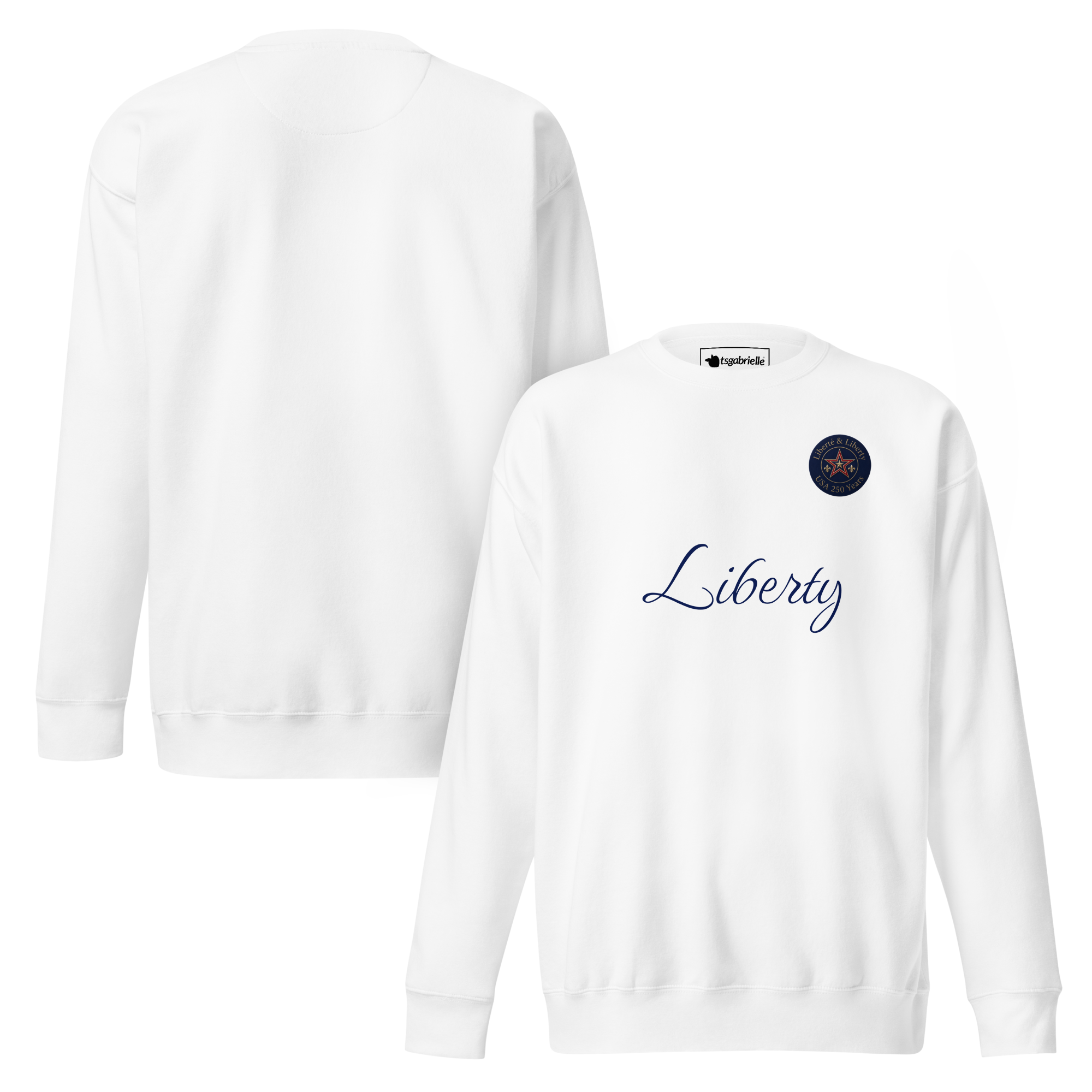 tsgabrielle®For ham• Liberty • Premium genser - White - View 9