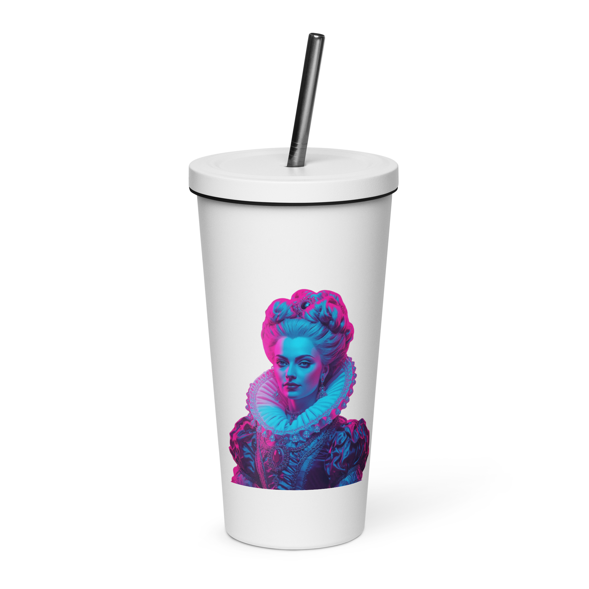 tsgabrielle® • Paris - Marie Antoinette • Tumbler • Stainless Steel • White • 20 oz