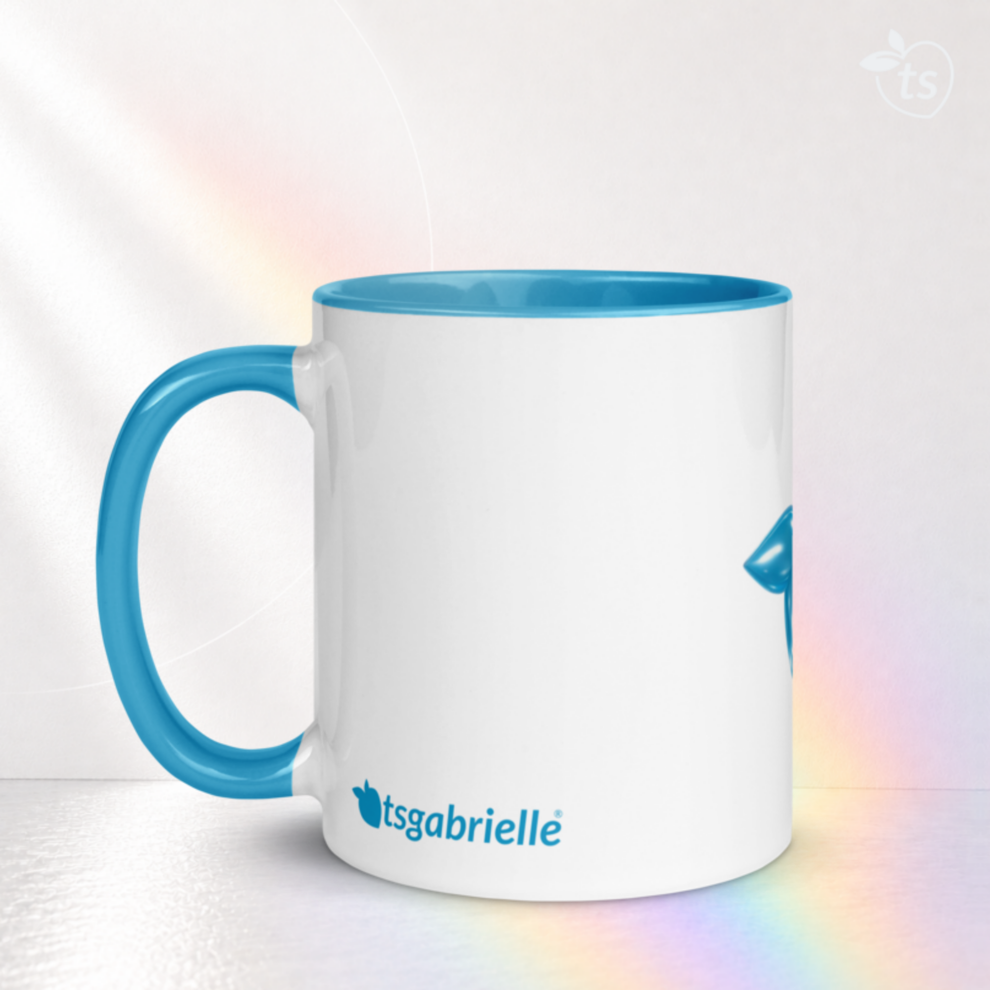 tsgabrielle® • Mug with Color Blue Inside • Ceramic • 2 Sizes - View 14